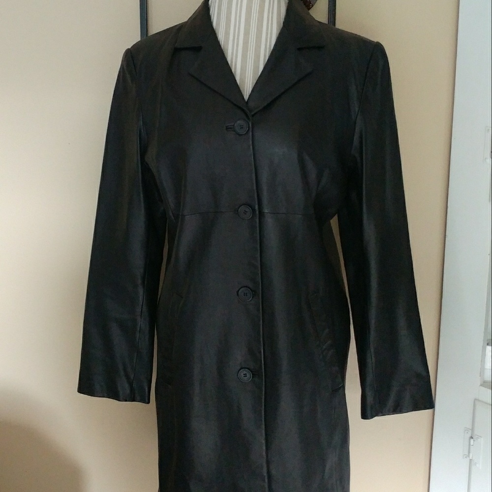 Jones New York Leather Jacket